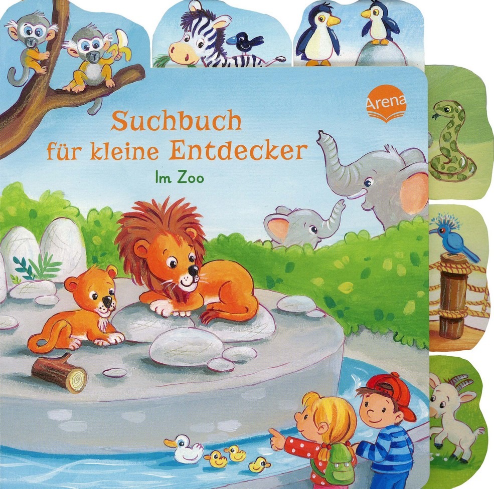Suchbuch für kleine Entdecker im Zoo - Arena 2023